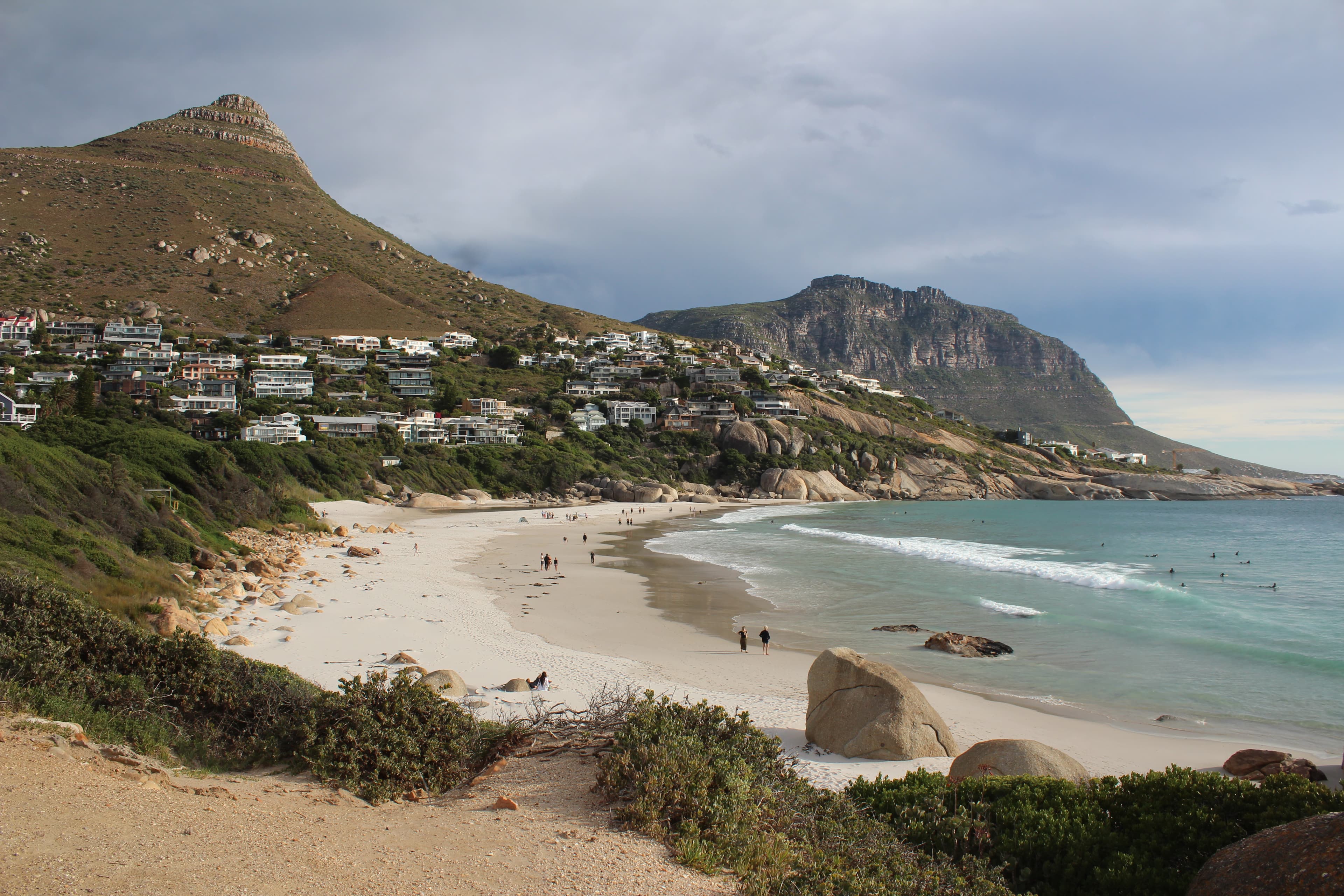 Beach and coastal lifestyle day in Cape Town