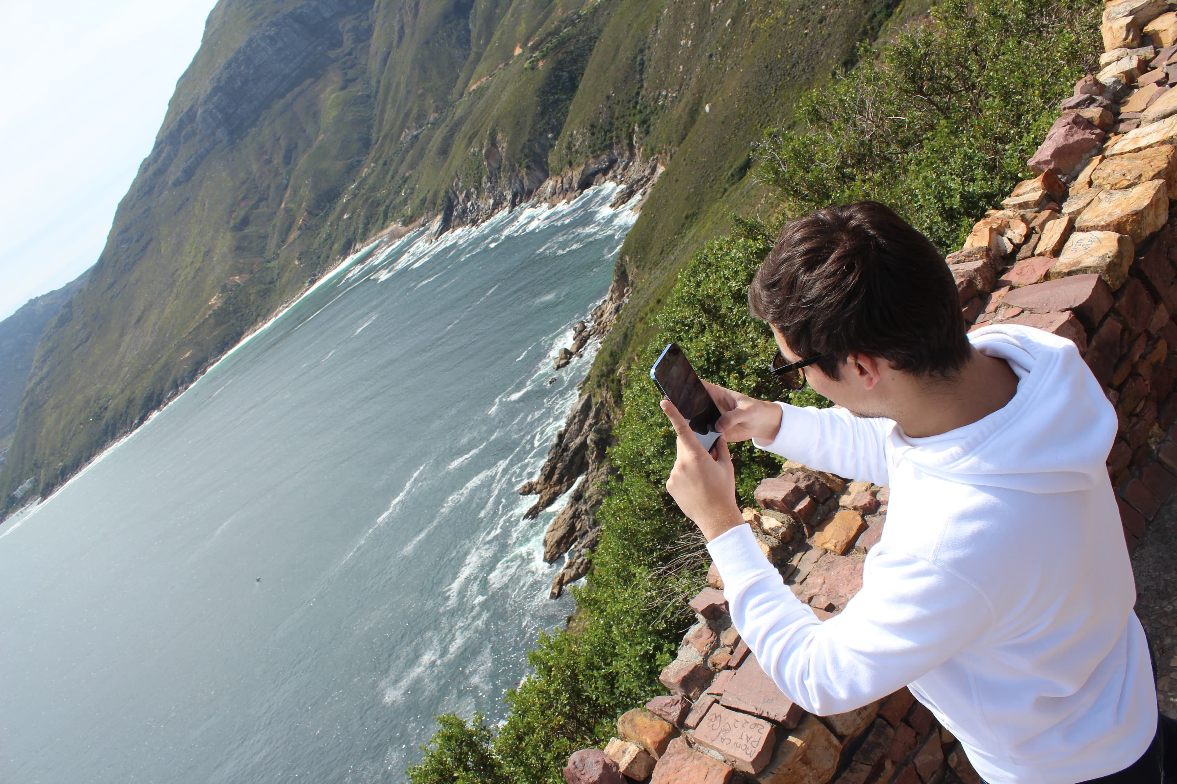 Chapmans Peak scenic coastal drive in Cape Town