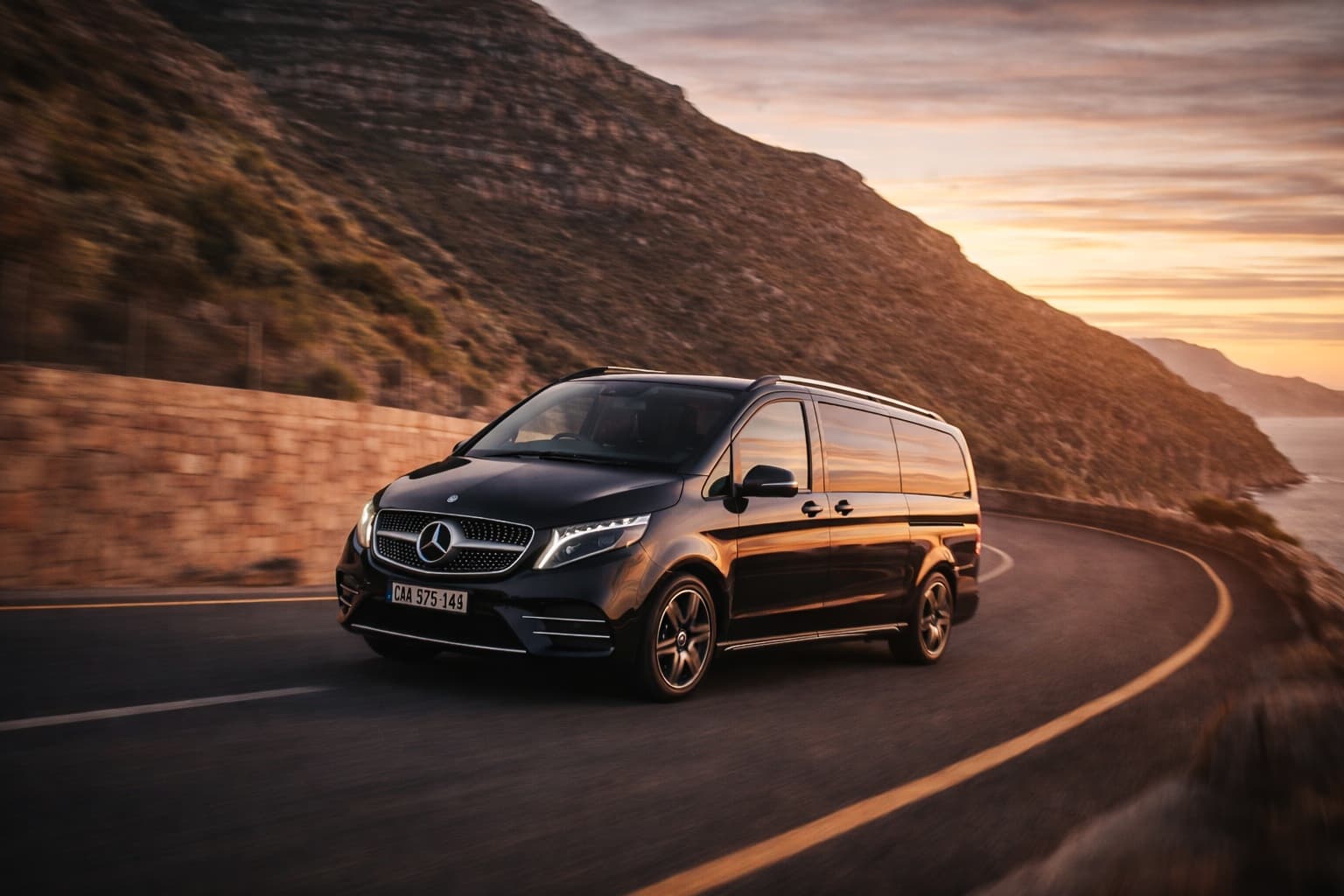 Mercedes V Class available for Cape Peninsula Private Tour